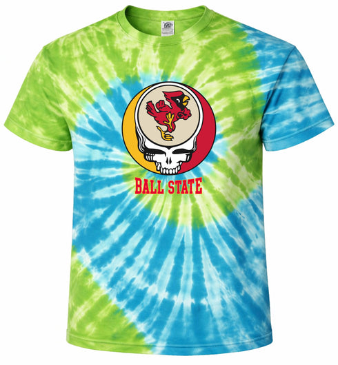 Ball State Stealie Tie-Dye T-Shirt