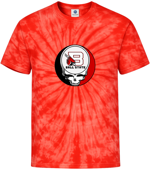 Ball State Stealie Tie-Dye T-Shirt