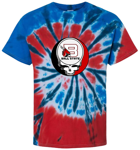 Ball State Stealie Tie-Dye T-Shirt