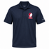Ball Stealie Premium Unisex Polo — Design: Ball State University — Navy