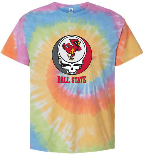 Ball State Stealie Tie-Dye T-Shirt