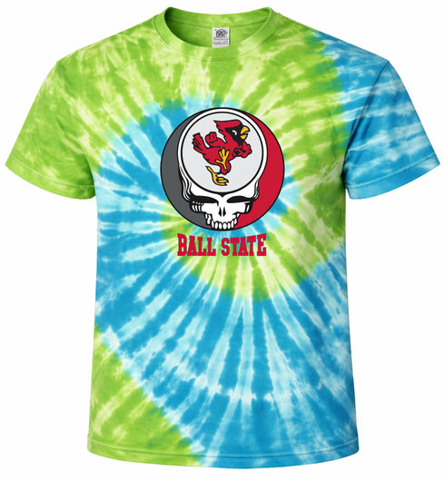 Ball State Stealie Tie-Dye T-Shirt