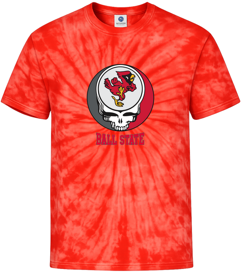 Ball State Stealie Tie-Dye T-Shirt