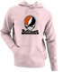 Baltimore Baseball Stealie Grateful Dead Hoodie — Baltimore Orioles — Light Pink