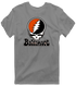 Baltimore Baseball Stealie Grateful Dead T-Shirt — Baltimore Orioles — Dark Heather