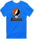 Baltimore Baseball Stealie Grateful Dead T-Shirt — Baltimore Orioles — Royal