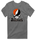 Baltimore Baseball Stealie Grateful Dead T-Shirt — Baltimore Orioles — Charcoal