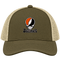Baltimore Baseball Stealie Grateful Dead Trucker Cap — Baltimore Orioles — Moss/Khaki