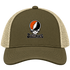 Baltimore Baseball Stealie Grateful Dead Trucker Cap — Baltimore Orioles — Moss/Khaki