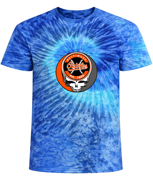Baltimore Orioles Stealie Tie-Dye T-Shirt