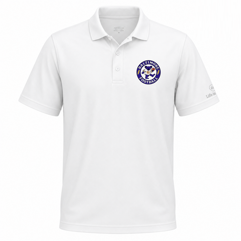 Baltimore Football Dancing Bear Premium Polo — Baltimore Ravens — White