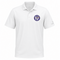 Baltimore Football Dancing Bear Premium Polo — Baltimore Ravens — White