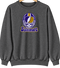 Baltimore Helmet Stealie Premium Unisex Crewneck — Baltimore Ravens — Dark Heather