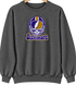 Baltimore Helmet Stealie Premium Unisex Crewneck — Baltimore Ravens — Dark Heather