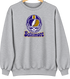 Baltimore Helmet Stealie Premium Unisex Crewneck — Baltimore Ravens — Sport Grey