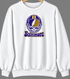 Baltimore Helmet Stealie Premium Unisex Crewneck — Baltimore Ravens — White