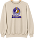 Baltimore Helmet Stealie Premium Unisex Crewneck — Baltimore Ravens — Sand