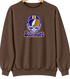 Baltimore Helmet Stealie Premium Unisex Crewneck — Baltimore Ravens — Brown