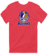 Baltimore Helmet Stealie Premium Unisex T-Shirt — Baltimore Ravens — Heather Red