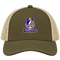 Baltimore Helmet Stealie Premium Unisex Trucker Cap — Baltimore Ravens — Moss/Khaki