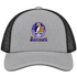 Baltimore Helmet Stealie Premium Unisex Trucker Cap — Baltimore Ravens — Heather Grey/Black