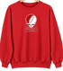 Bard Stealie Premium Unisex Crewneck — Design: Bard College — Red