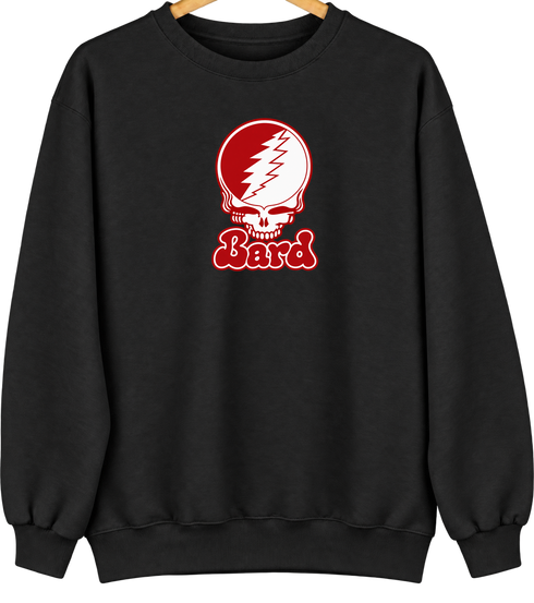 Bard Stealie Premium Unisex Crewneck — Design: Bard College — Black