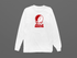 Bard Stealie Premium Unisex Long-Sleeve — Design: Bard College — White