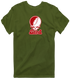 Bard Stealie Premium Unisex T-Shirt — Design: Bard College — Military Green