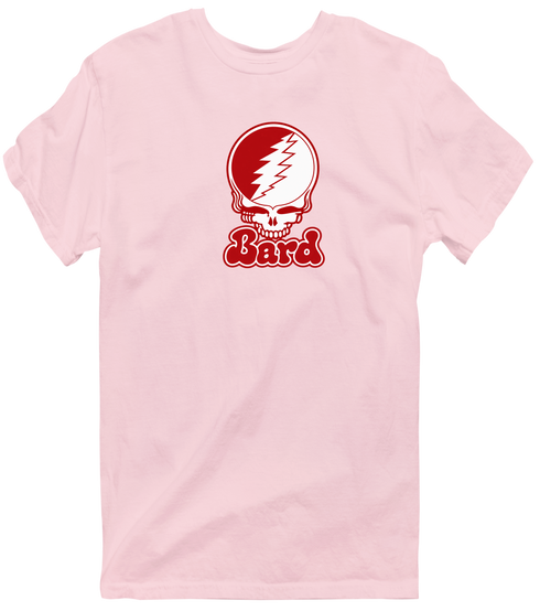 Bard Stealie Premium Unisex T-Shirt — Design: Bard College — Light Pink