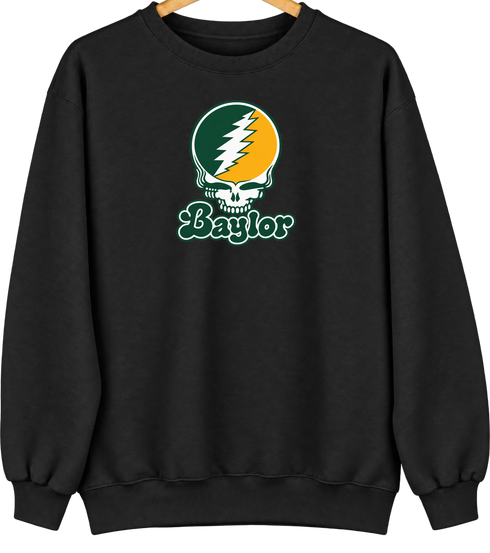 Baylor Stealie Premium Unisex Crewneck — Black