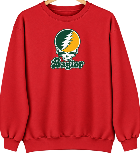 Baylor Stealie Premium Unisex Crewneck — Red