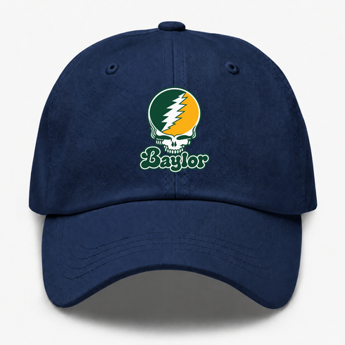 Baylor Stealie Premium Unisex Dad Hat — Design: Baylor University — Navy