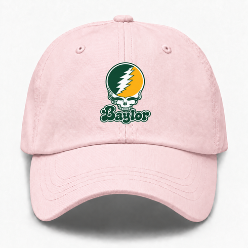 Baylor Stealie Premium Unisex Dad Hat — Design: Baylor University — Pink