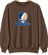Beaufort Stealie Premium Unisex Crewneck — Design: South Carolina Beaufort University of — Brown