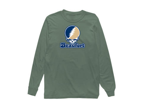 Beaufort Stealie Premium Unisex Long-Sleeve — Design: South Carolina Beaufort University of — Light Green