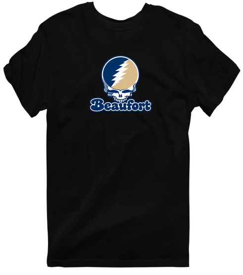 Beaufort Stealie Premium Unisex T-Shirt — Design: South Carolina Beaufort University of — Black
