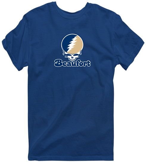 Beaufort Stealie Premium Unisex T-Shirt — Design: South Carolina Beaufort University of — Navy