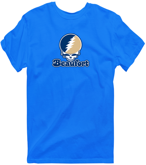 Beaufort Stealie Premium Unisex T-Shirt — Design: South Carolina Beaufort University of — Royal