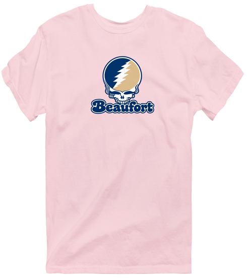 Beaufort Stealie Premium Unisex T-Shirt — Design: South Carolina Beaufort University of — Light Pink