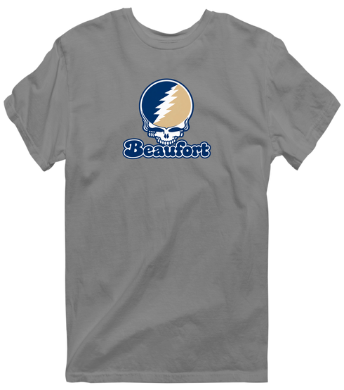 Beaufort Stealie Premium Unisex T-Shirt — Design: South Carolina Beaufort University of — Dark Heather