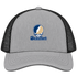 Beaufort Stealie Premium Unisex Trucker Cap — Design: South Carolina Beaufort University of — Heather Grey/Black