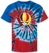 Belgium FIFA World Cup Stealie Tie-Dye T-Shirt