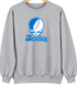 Bentley Stealie Premium Unisex Crewneck — Design: Bentley University — Sport Grey