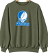 Bentley Stealie Premium Unisex Crewneck — Design: Bentley University — Military Green