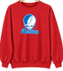 Bentley Stealie Premium Unisex Crewneck — Design: Bentley University — Red