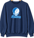 Bentley Stealie Premium Unisex Crewneck — Design: Bentley University — Navy