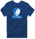 Bentley Stealie Premium Unisex T-Shirt — Design: Bentley University — Navy