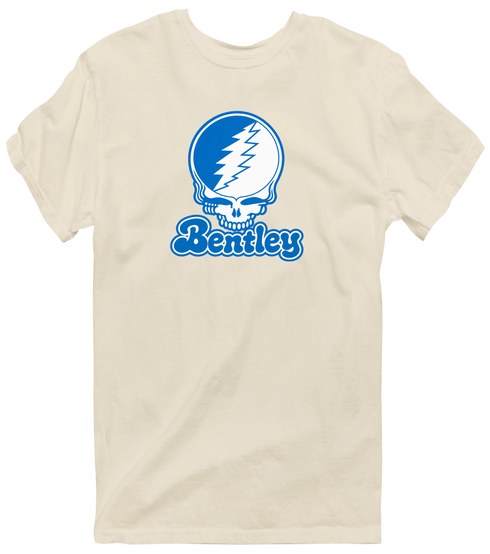 Bentley Stealie Premium Unisex T-Shirt — Design: Bentley University — Sand