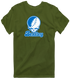 Bentley Stealie Premium Unisex T-Shirt — Design: Bentley University — Military Green